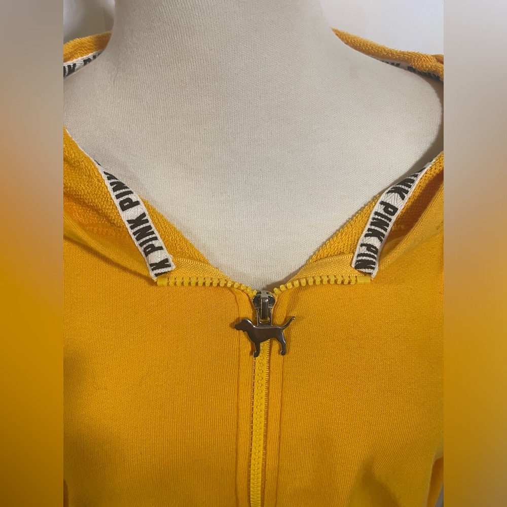 Victoria Secret “PINK” Yellow hoodie